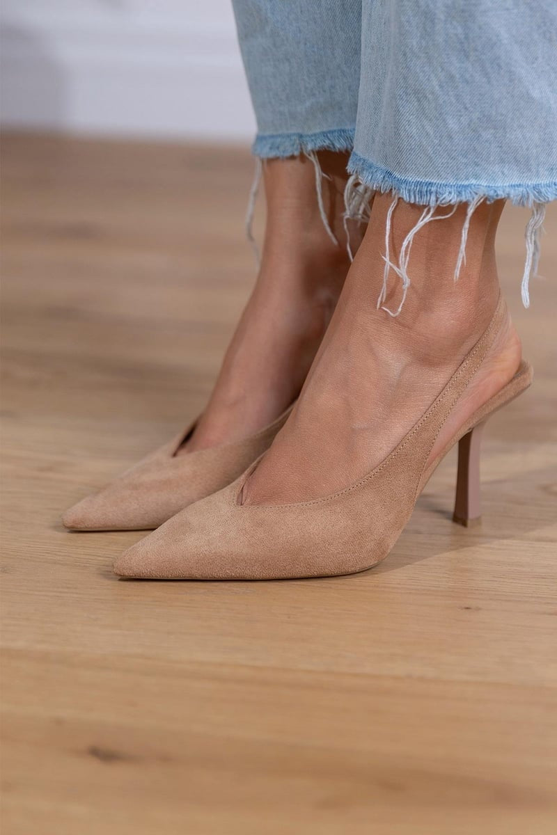 MARLENA™ LOW HEEL NUDE PUMPS