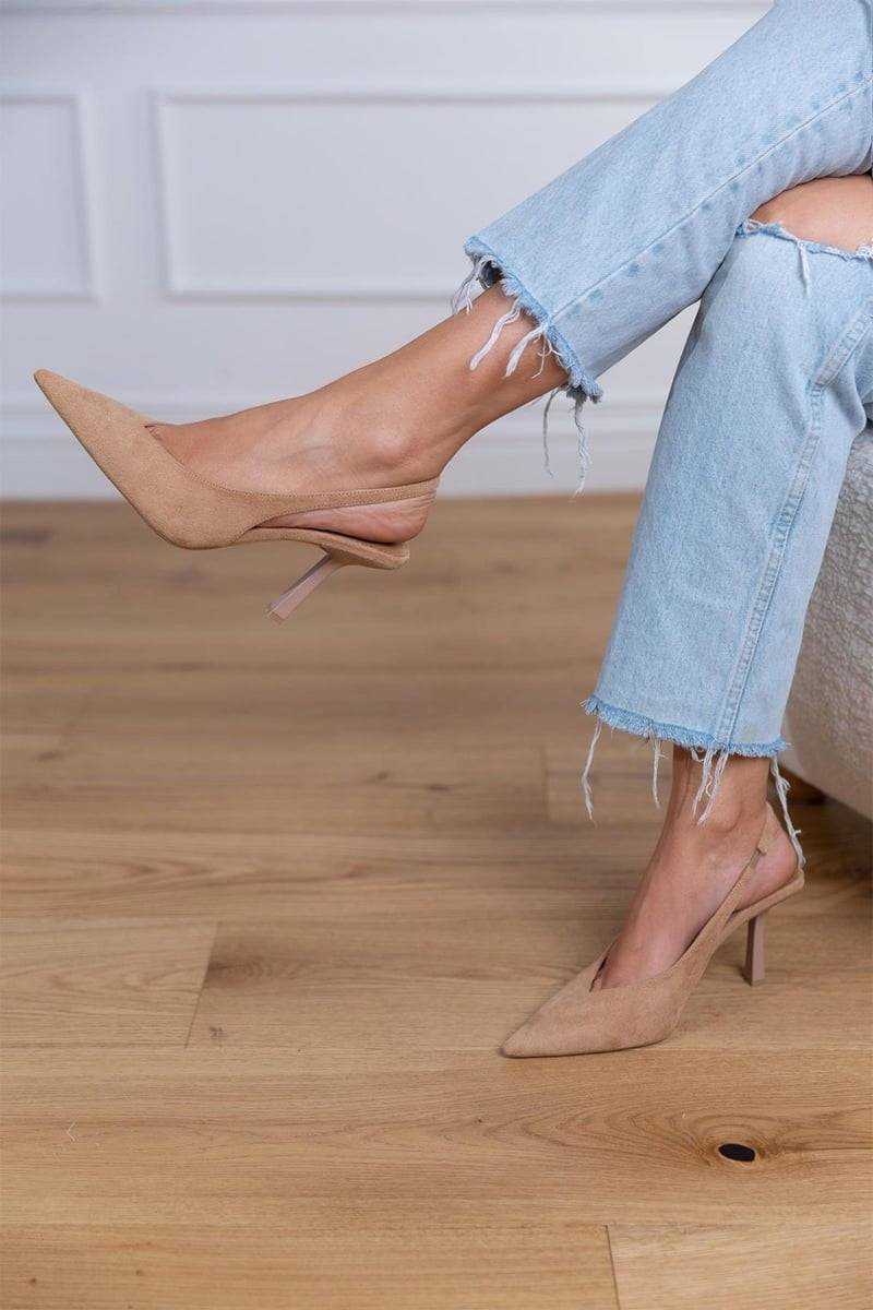 MARLENA™ LOW HEEL NUDE PUMPS