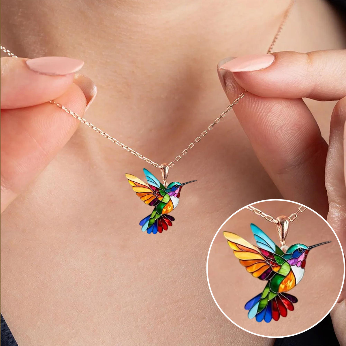 Auréa™ - The Colibri Necklace Elegance Glamour and Chic
