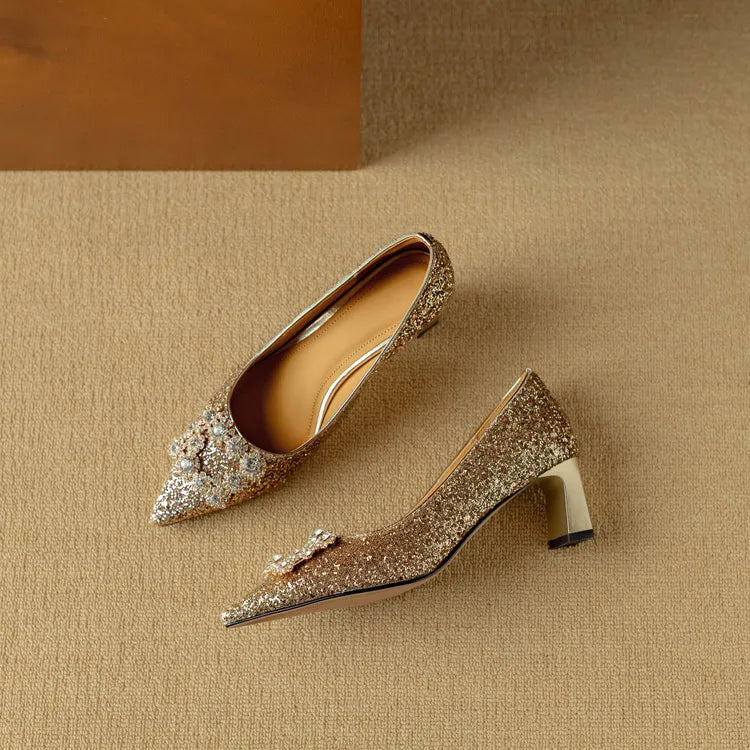 Glitter Pumps