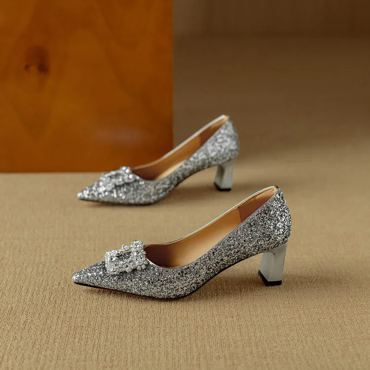 Glitter Pumps
